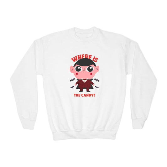 Where Is The Candy Kids Halloween Sweatshirt