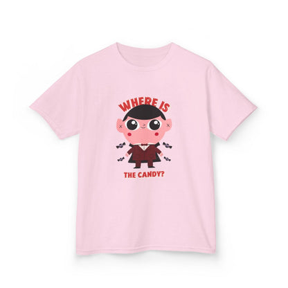 Where Is The Candy? Kids Halloween T-Shirt - funny t-shirt by Cheeky Business
