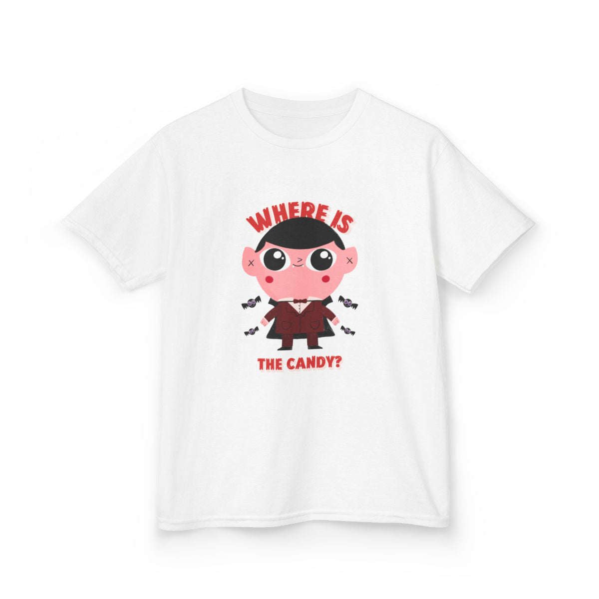 Where Is The Candy? Kids Halloween T-Shirt - funny t-shirt by Cheeky Business