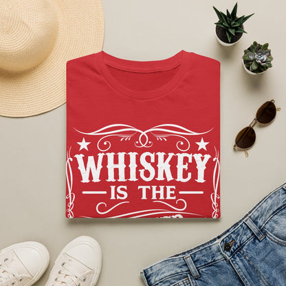 Whiskey Is the Answer T-Shirt - funny t-shirt by Cheeky Business