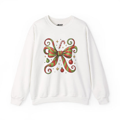whoville bow sweatshirt white sweatshirt coquette gift idea