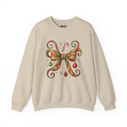 whoville bow sweatshirt sand sweatshirt coquette gift idea