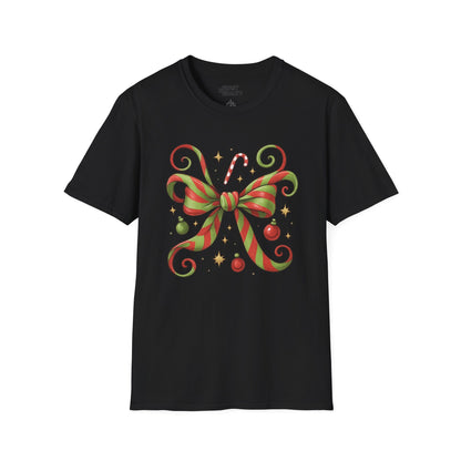 whoville bow t-shirt black t-shirt coquette gift idea
