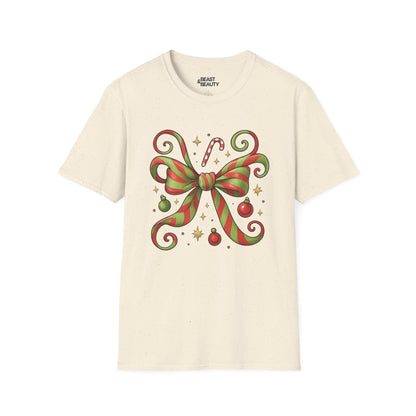 whoville bow t-shirt natural t-shirt coquette gift idea