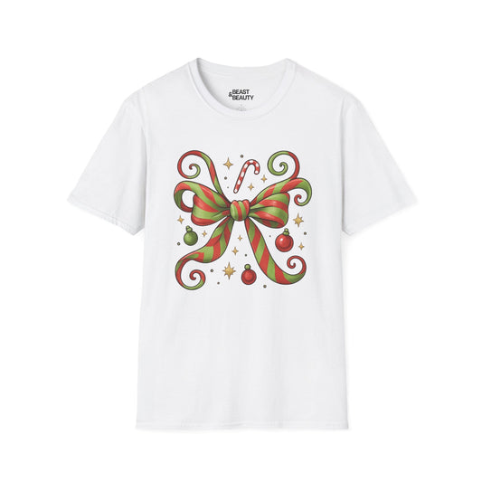 whoville bow t-shirt white t-shirt coquette gift idea