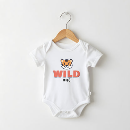 Wild One funny baby grow