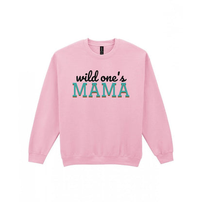Wild One's Mama Mum Sweatshirt & T-Shirt Sweatshirt in Light Pink