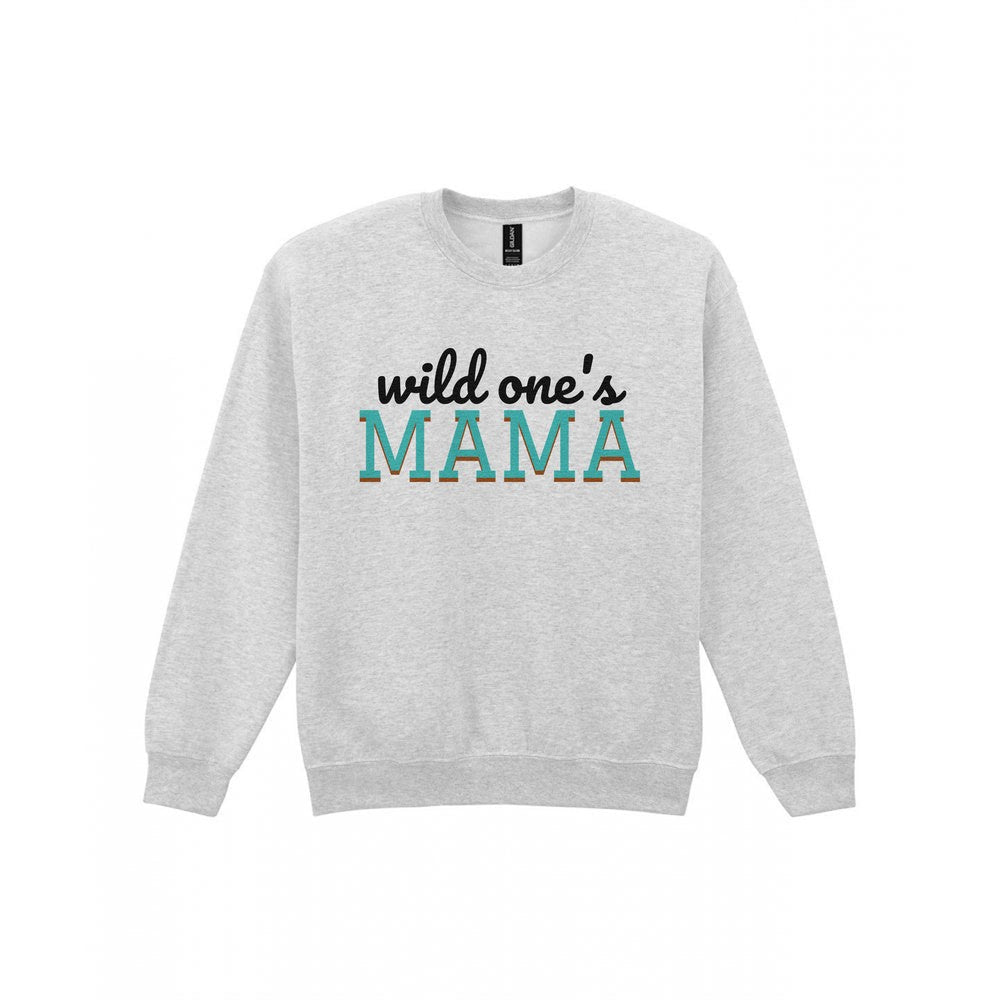 Wild One's Mama Mum Sweatshirt & T-Shirt Sweatshirt in Sport Grey
