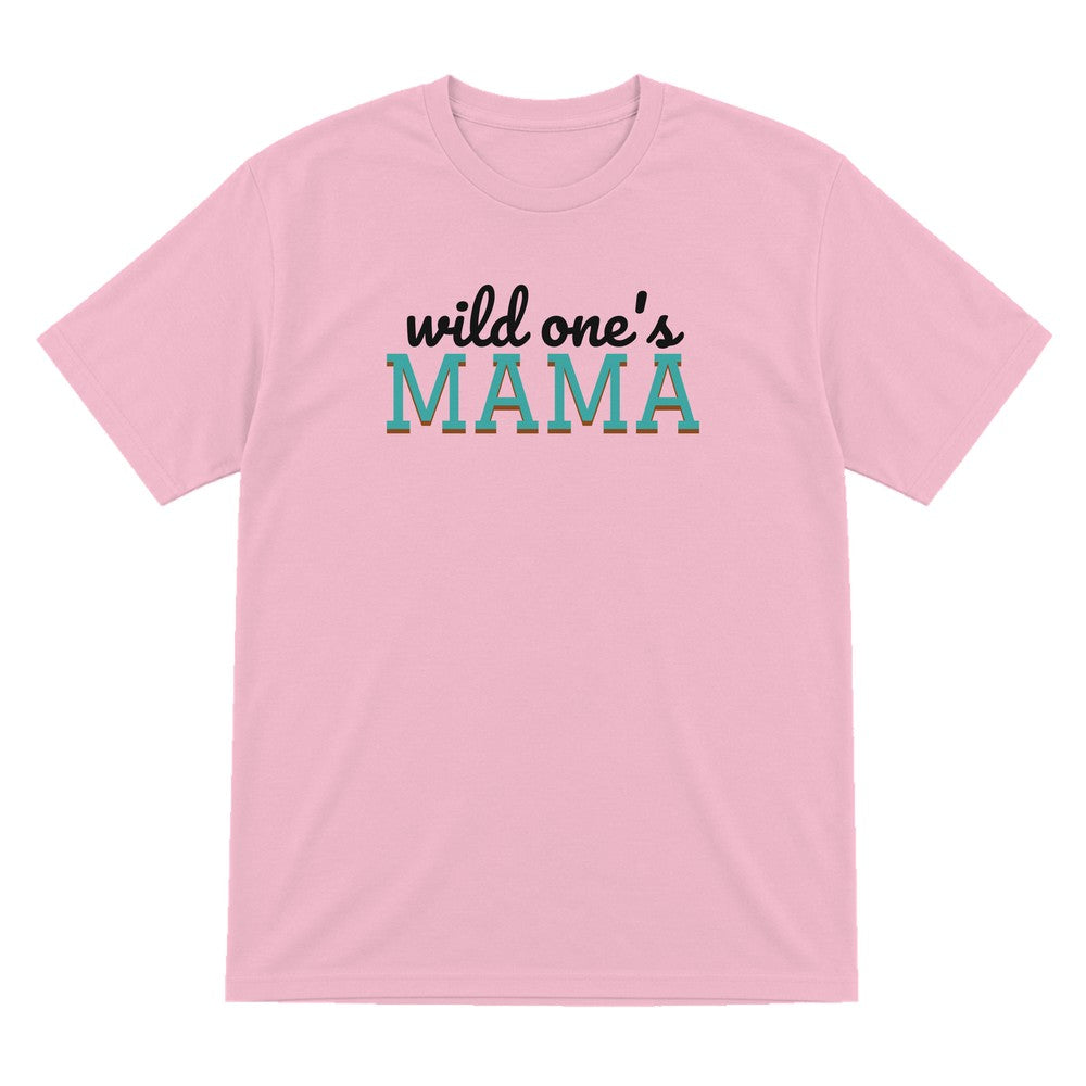 Wild One's Mama Mum Sweatshirt & T-Shirt T-Shirt in Light Pink