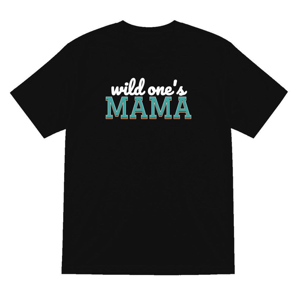 Wild One's Mama Mum Sweatshirt & T-Shirt T-Shirt in Black