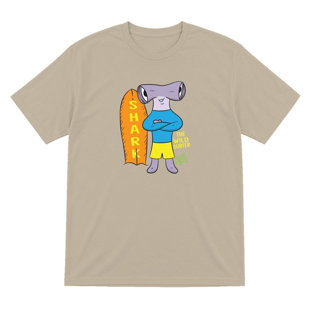 Kids Wild Surfer Shark T-Shirt & Sweatshirt T-Shirt in Sand