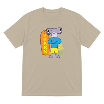 Kids Wild Surfer Shark T-Shirt & Sweatshirt T-Shirt in Sand