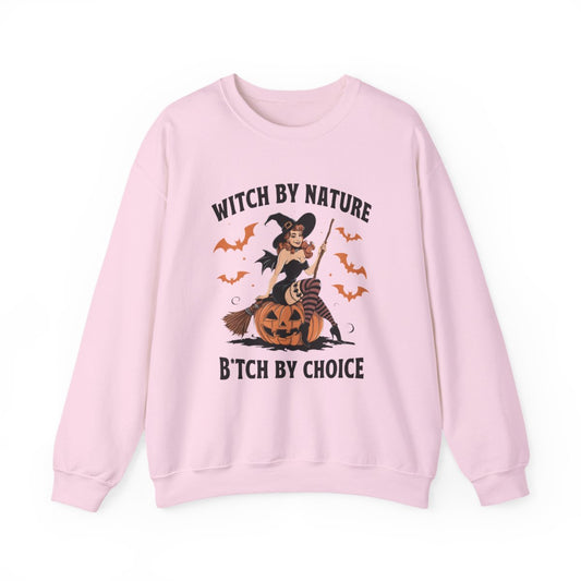 Witch By Nature Halloween Sweatshirt