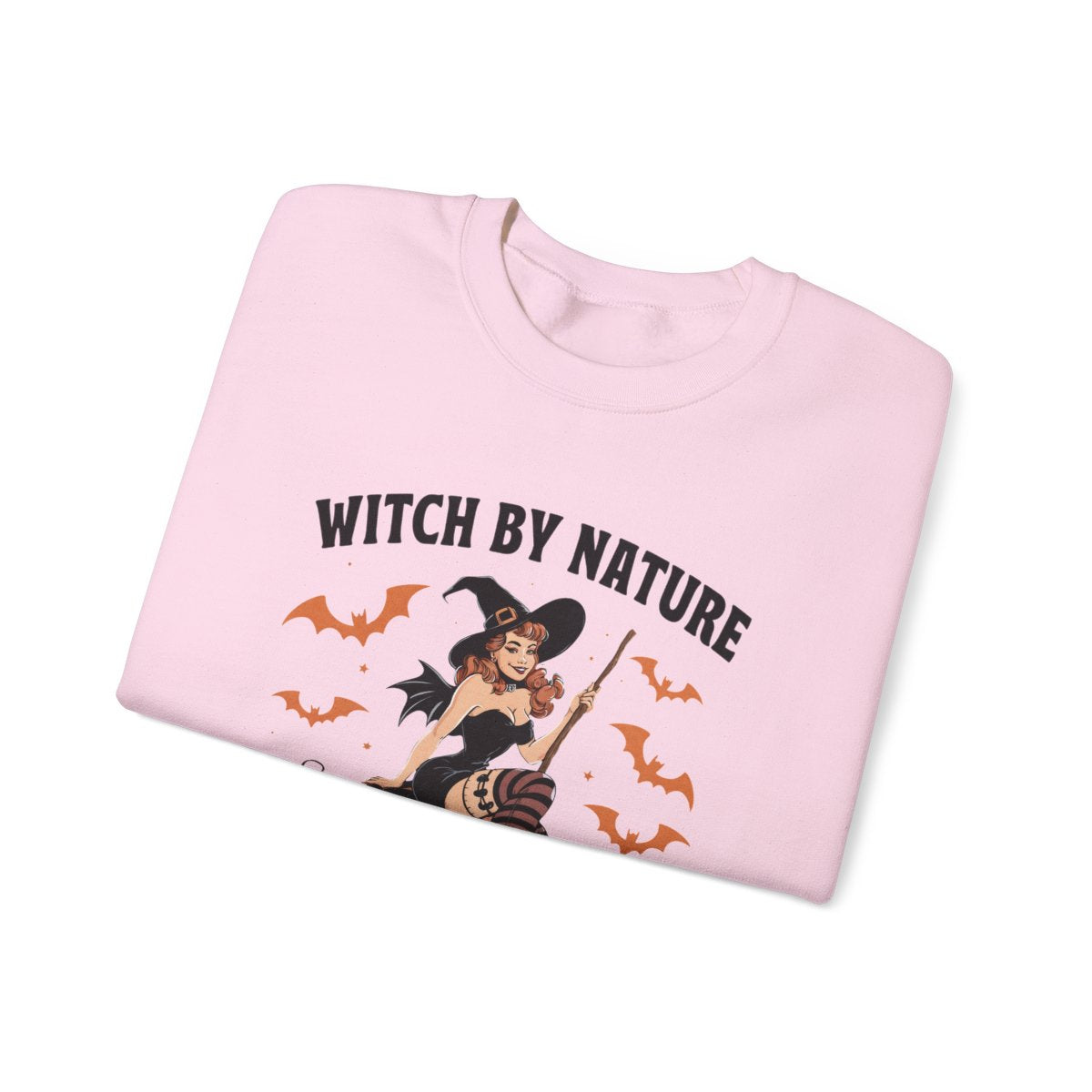 Witch By Nature Halloween Sweatshirt - funny sweatshirt by Cheeky Business