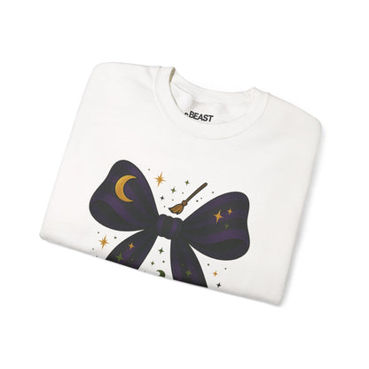 witchy bow halloween sweatshirt sweatshirt Halloween gift idea image 5