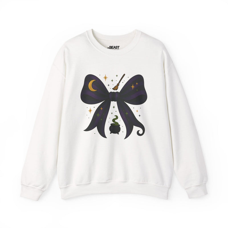 Witchy Bow Halloween Sweatshirt
