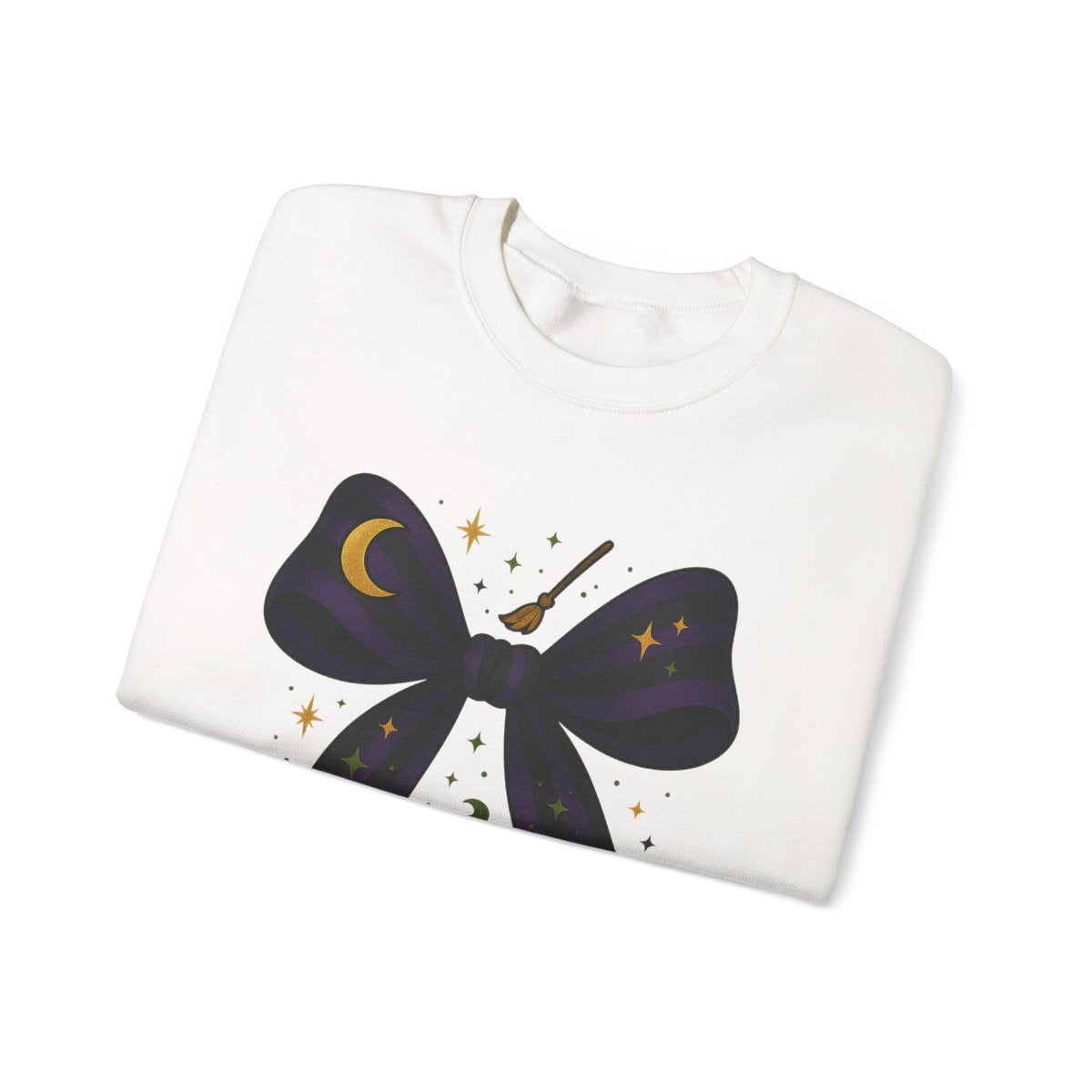 Witchy Bow Halloween Sweatshirt - funny sweatshirt by Cheeky Business