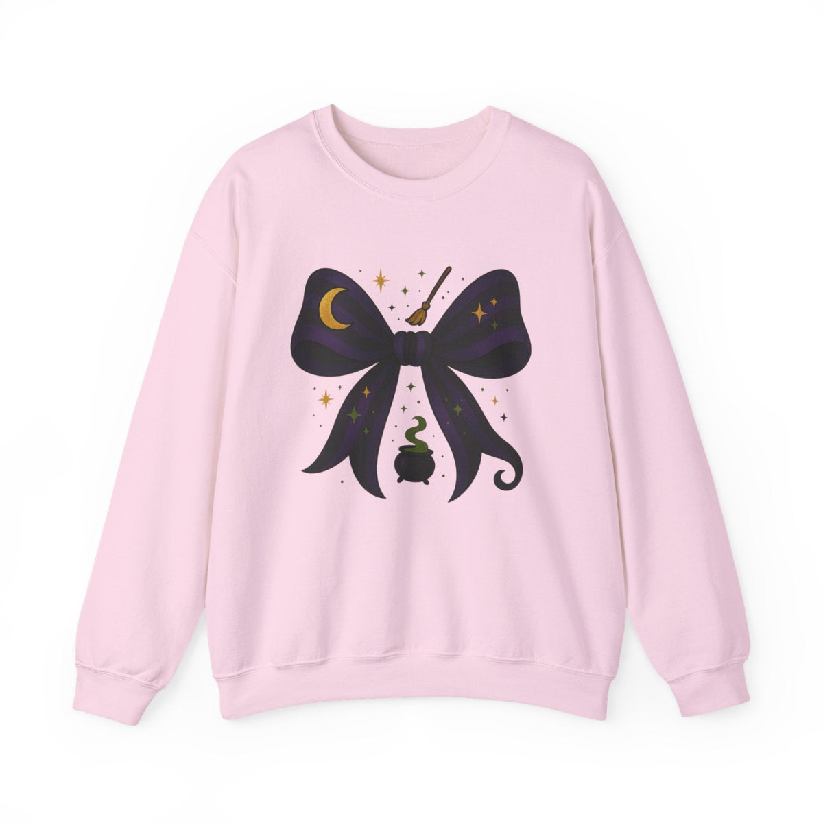 Witchy Bow Halloween Sweatshirt - funny sweatshirt by Cheeky Business