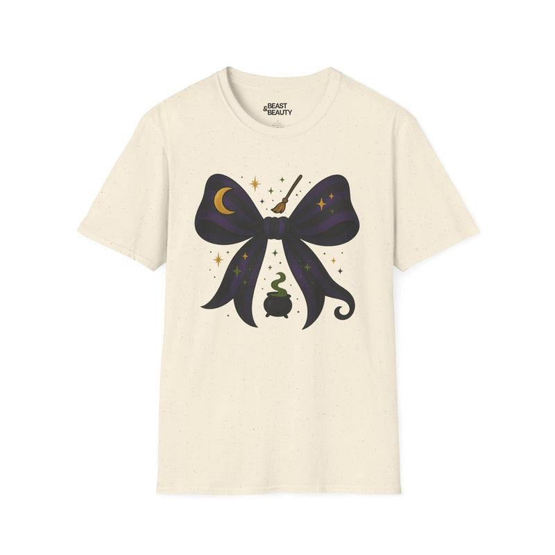 Camiseta de lazo estilo brujo