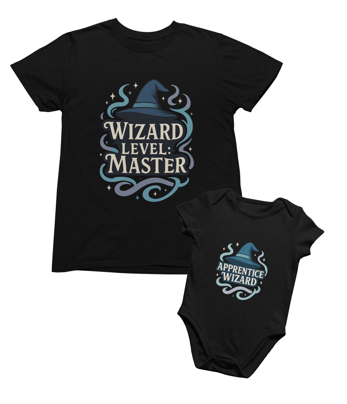 Wizard Master & Apprentice Matching T-Shirt Gift Set matching outfit set product image 1 from Beast and Beauty