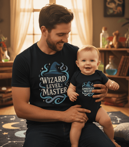 Wizard Master & Apprentice Matching T-Shirt Gift Set matching outfit set product image 4 from Beast and Beauty