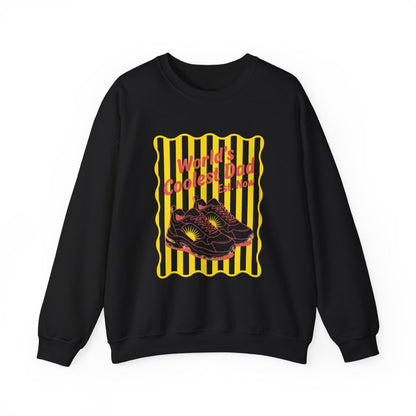 World's Coolest Dad Retro Sweatshirt - funny sweatshirt by Cheeky Business