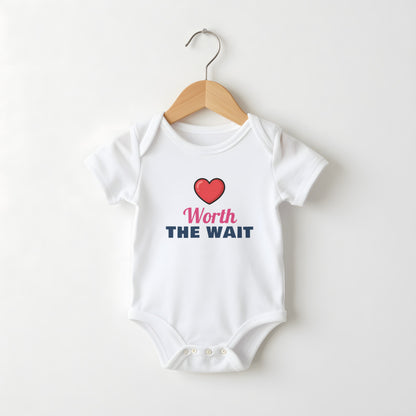 Worth The Wait funny baby grow