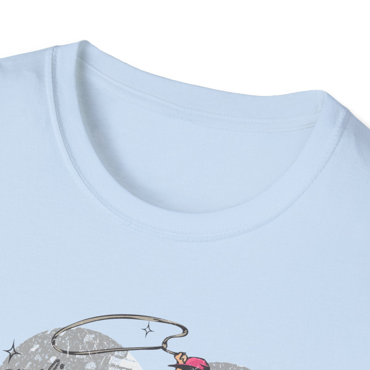 Wrangling Love Cheer Cowgirl T-Shirt - funny t-shirt by Cheeky Business