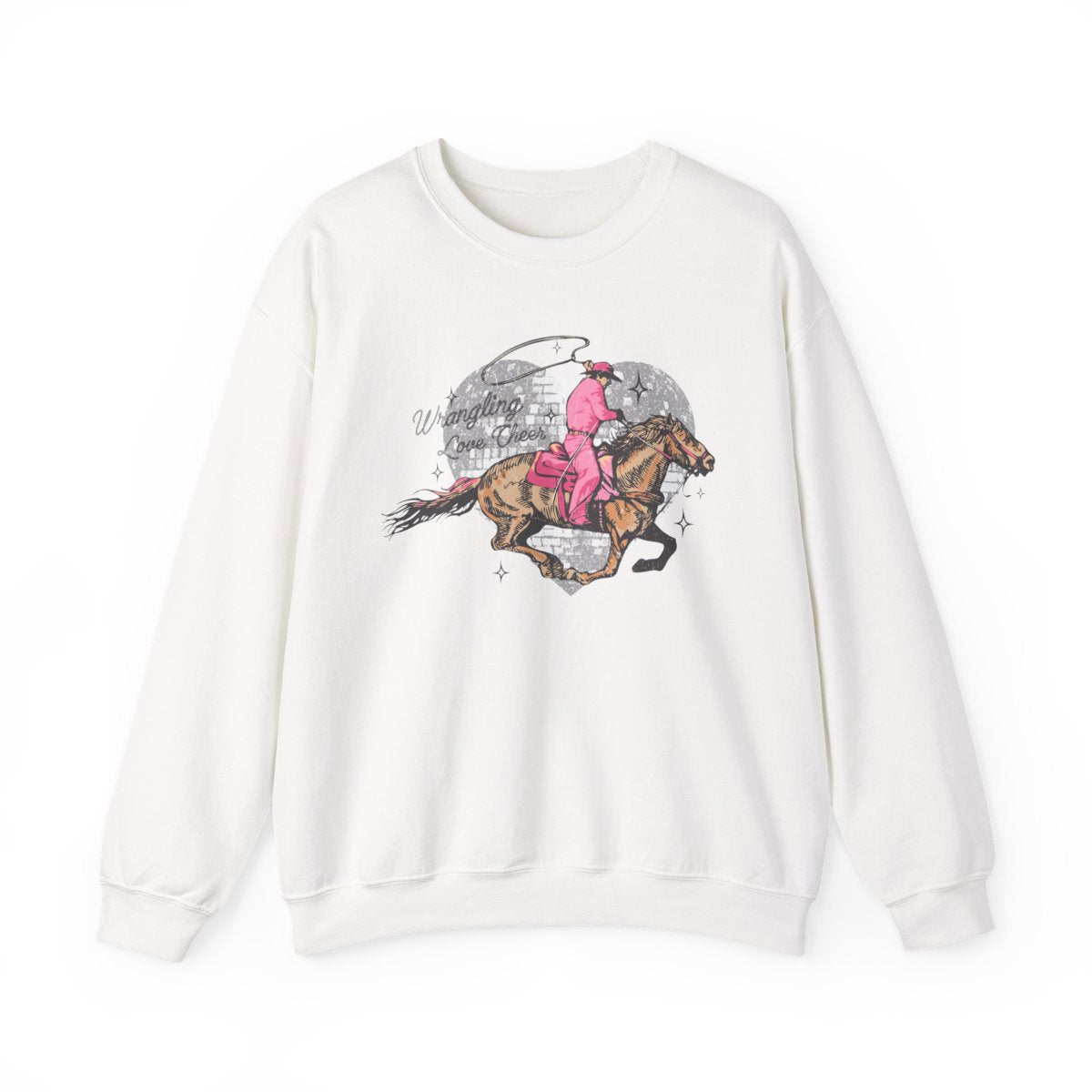 Wrangling Love Cowboy Sweatshirt - funny sweatshirt by Cheeky Business