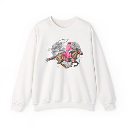 Wrangling Love Cowboy Sweatshirt - funny sweatshirt by Cheeky Business