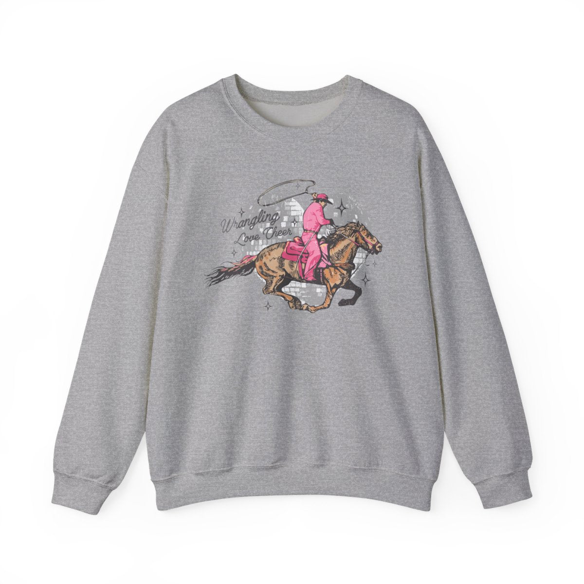 Wrangling Love Cowboy Sweatshirt - funny sweatshirt by Cheeky Business