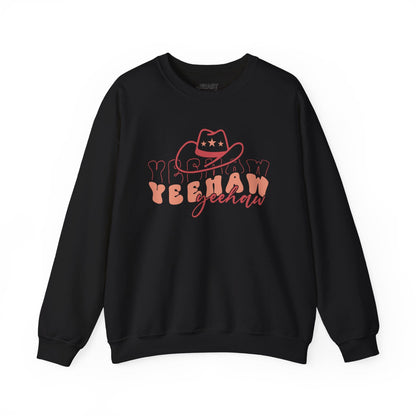 yeehaw western sweatshirt black sweatshirt cowgirl gift idea