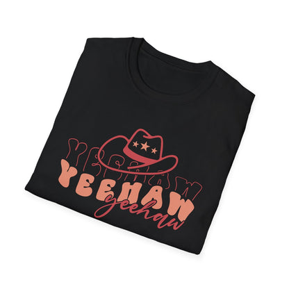 Yeehaw Yeehaw Cowgirl T-Shirt - funny t-shirt by Cheeky Business