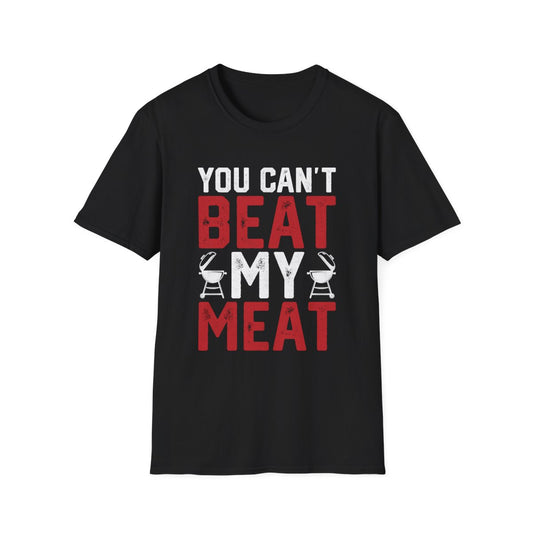 You Can't Beat My Meat BBQ T-Shirt - funny t-shirt by Cheeky Business