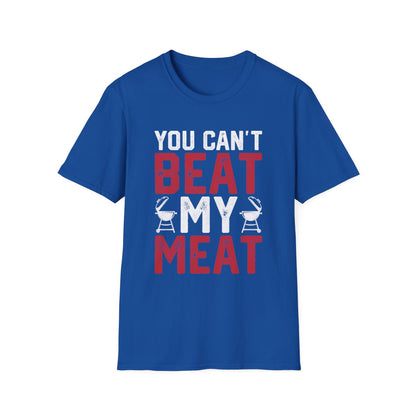 You Can't Beat My Meat BBQ T-Shirt - funny t-shirt by Cheeky Business