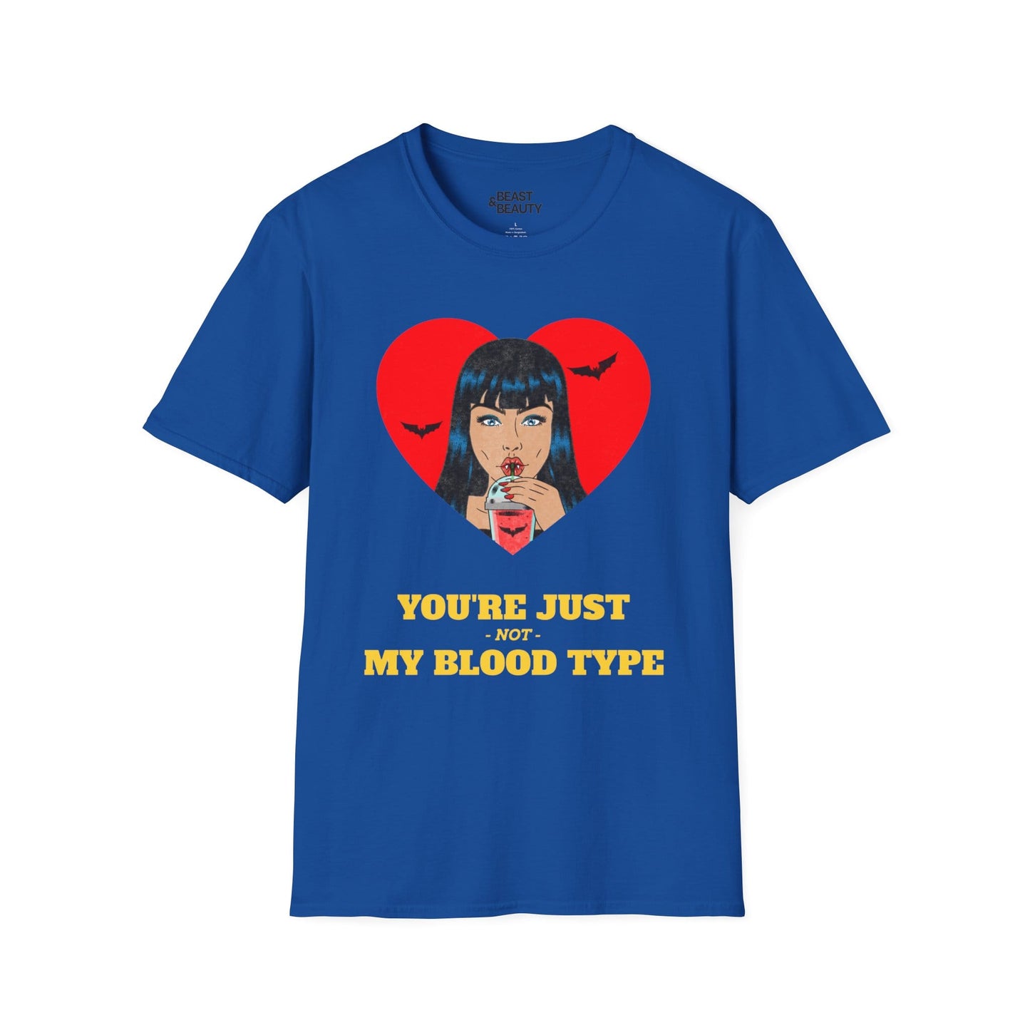 you're just not my blood type halloween t-shirt t-shirt fourth colour product image