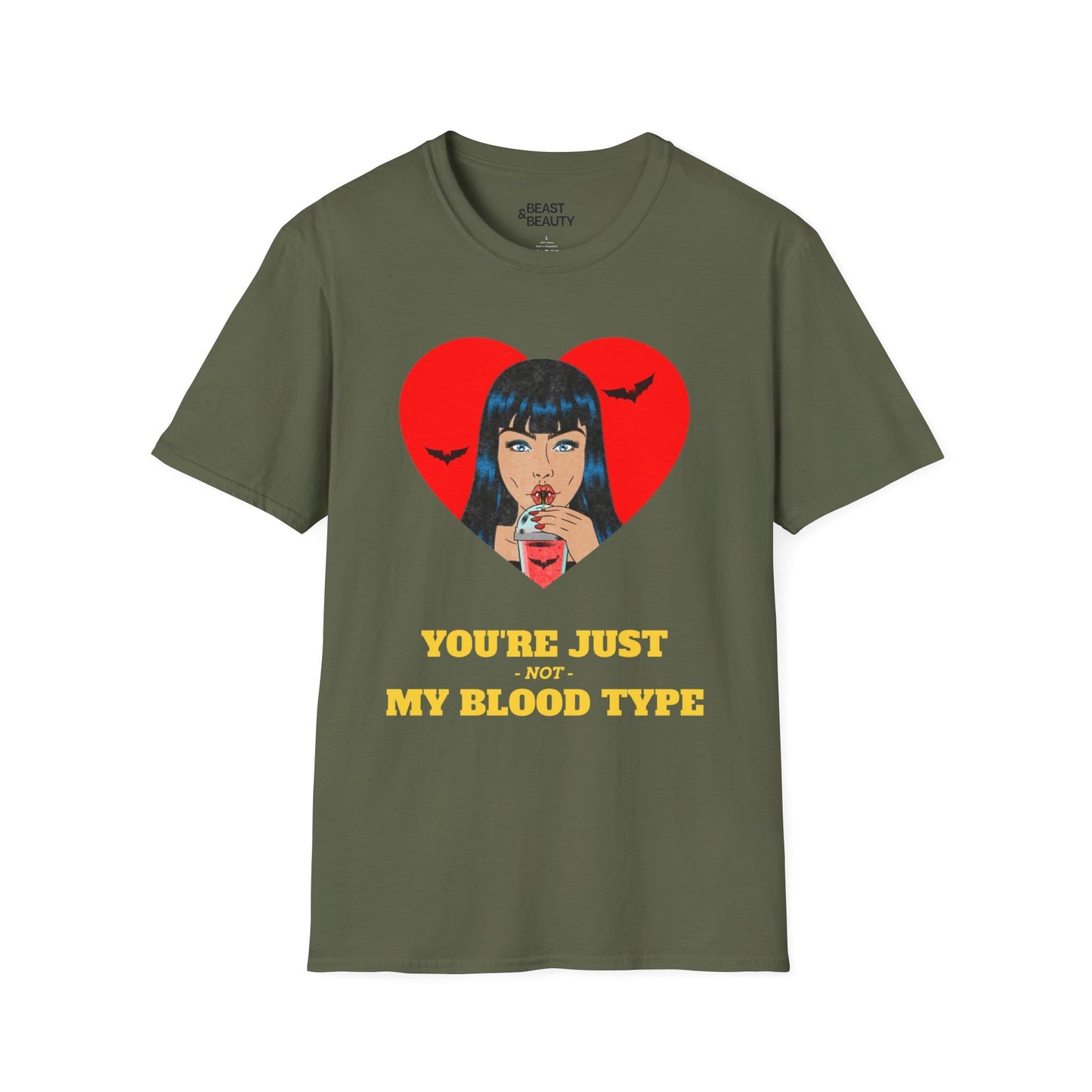 you're just not my blood type halloween t-shirt t-shirt third colour product image