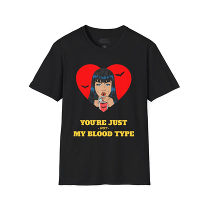 you're just not my blood type halloween t-shirt t-shirt alternate colour product image