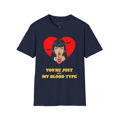 you're just not my blood type halloween t-shirt t-shirt front product image
