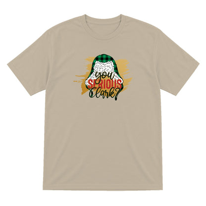 You Serious Clark Christmas T-Shirt & Sweatshirt T-Shirt in Sand