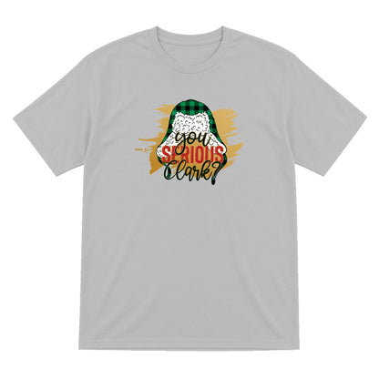 You Serious Clark Christmas T-Shirt & Sweatshirt T-Shirt in Sport Grey