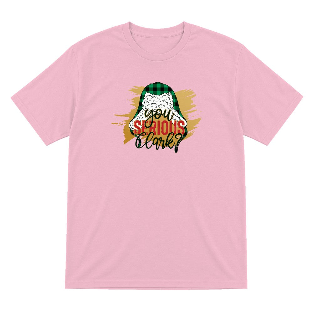 You Serious Clark Christmas T-Shirt & Sweatshirt T-Shirt in Light Pink
