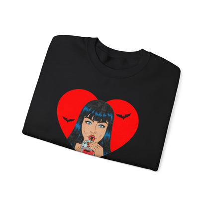 You’re Just Not My Blood Type Halloween Sweatshirt - funny sweatshirt by Cheeky Business
