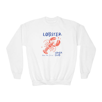 Youth Lobster Crewneck Sweatshirt - funny t-shirt by Cheeky Business