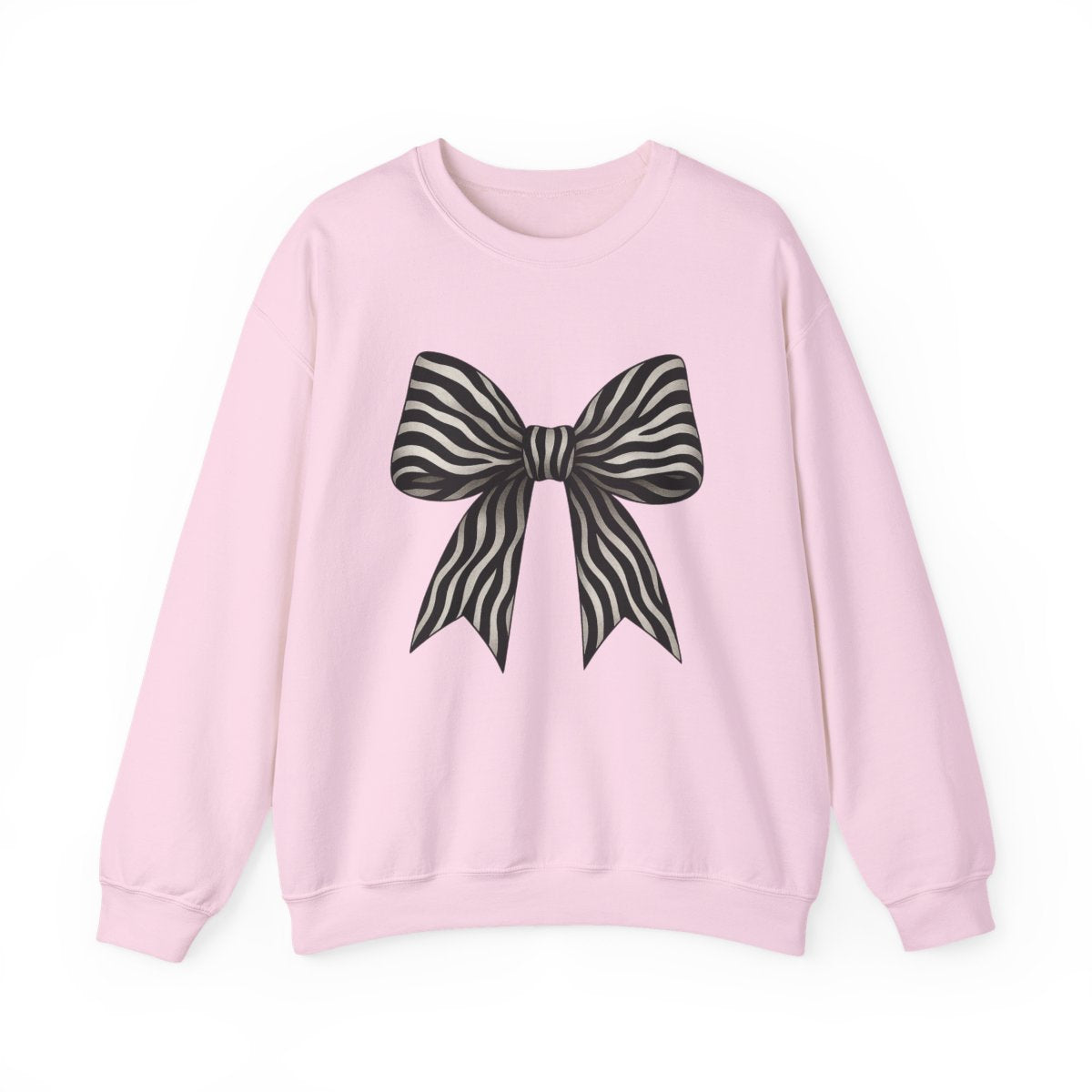 Zebra Bow Sweatshirt - funny sweatshirt by Cheeky Business