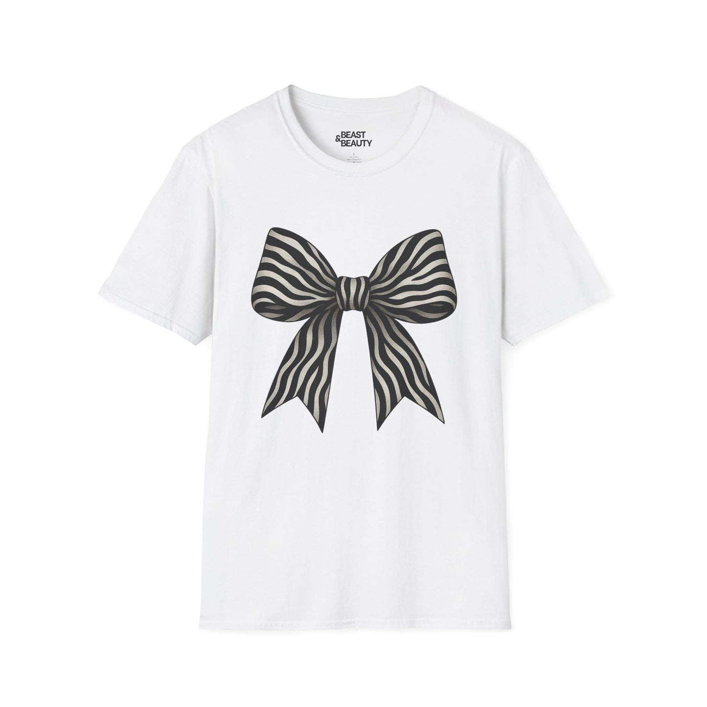 Zebra Bow T-Shirt t-shirt product image 3 from Beast and Beauty