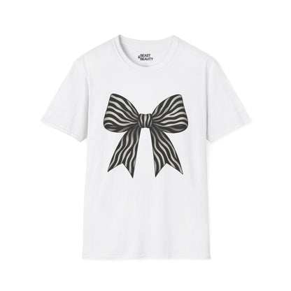 Zebra Bow T-Shirt t-shirt product image 3 from Beast and Beauty