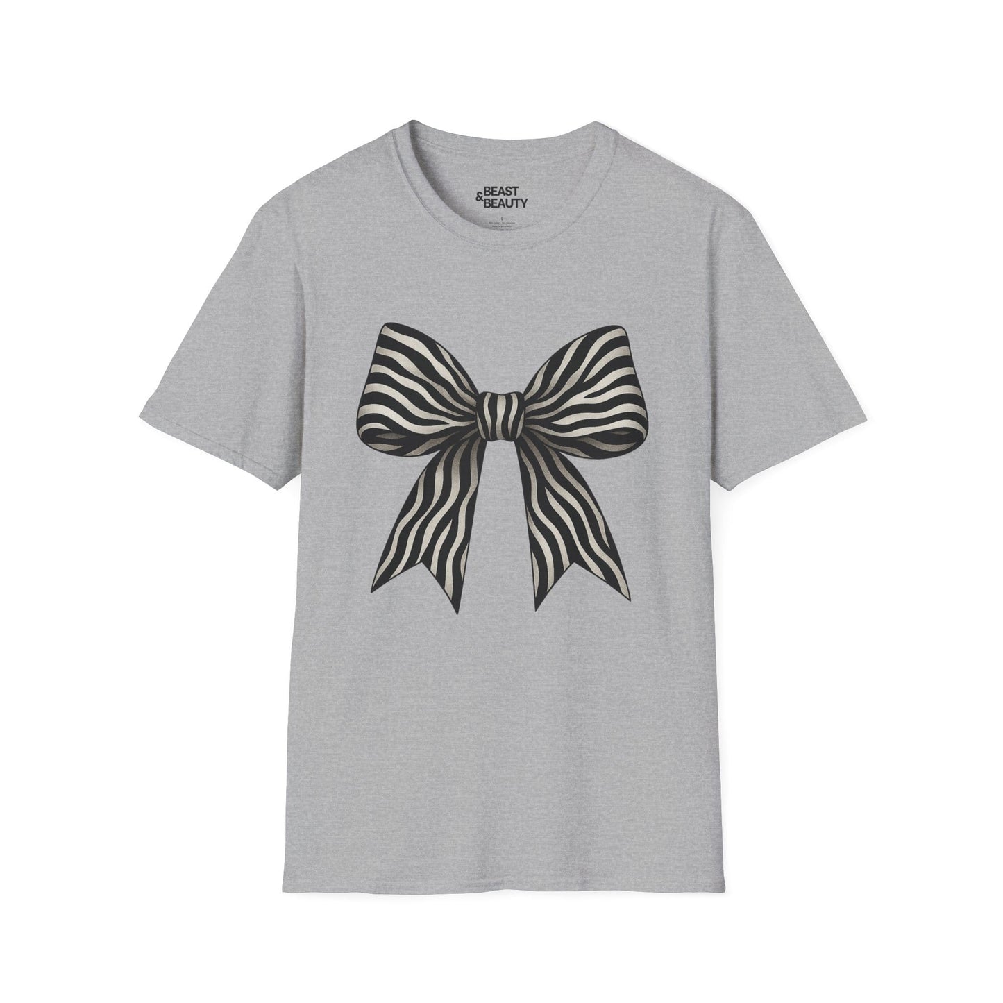 Zebra Bow T-Shirt t-shirt product image 2 from Beast and Beauty