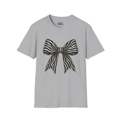 Zebra Bow T-Shirt t-shirt product image 2 from Beast and Beauty