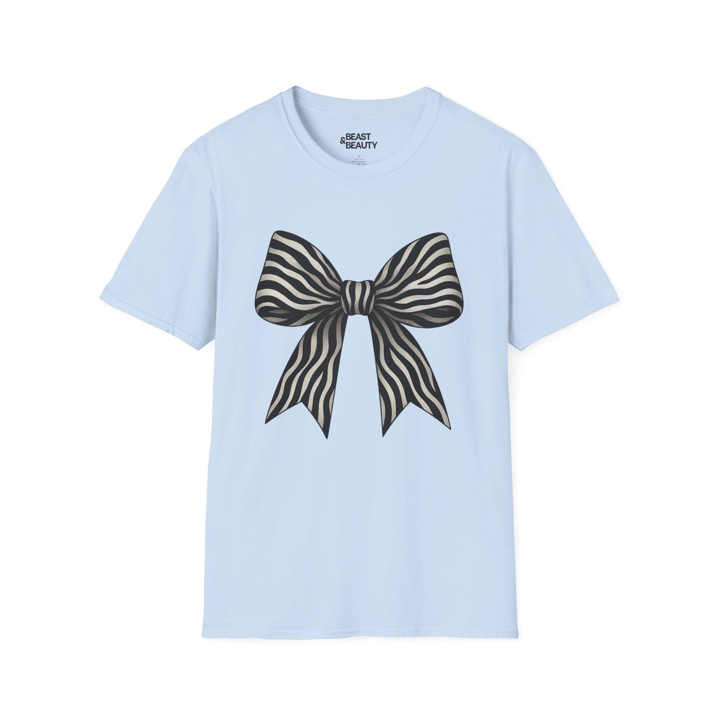 Zebra Bow T-Shirt t-shirt product image 1 from Beast and Beauty